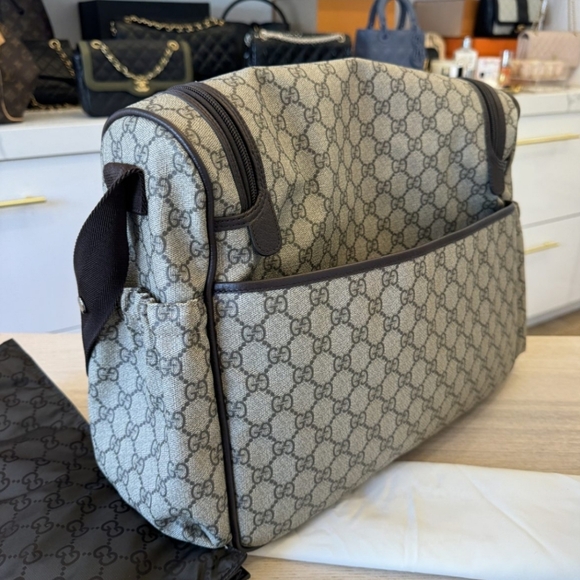 Authentic Gucci Canvas Baby Diaper Bag - Picture 3 of 10